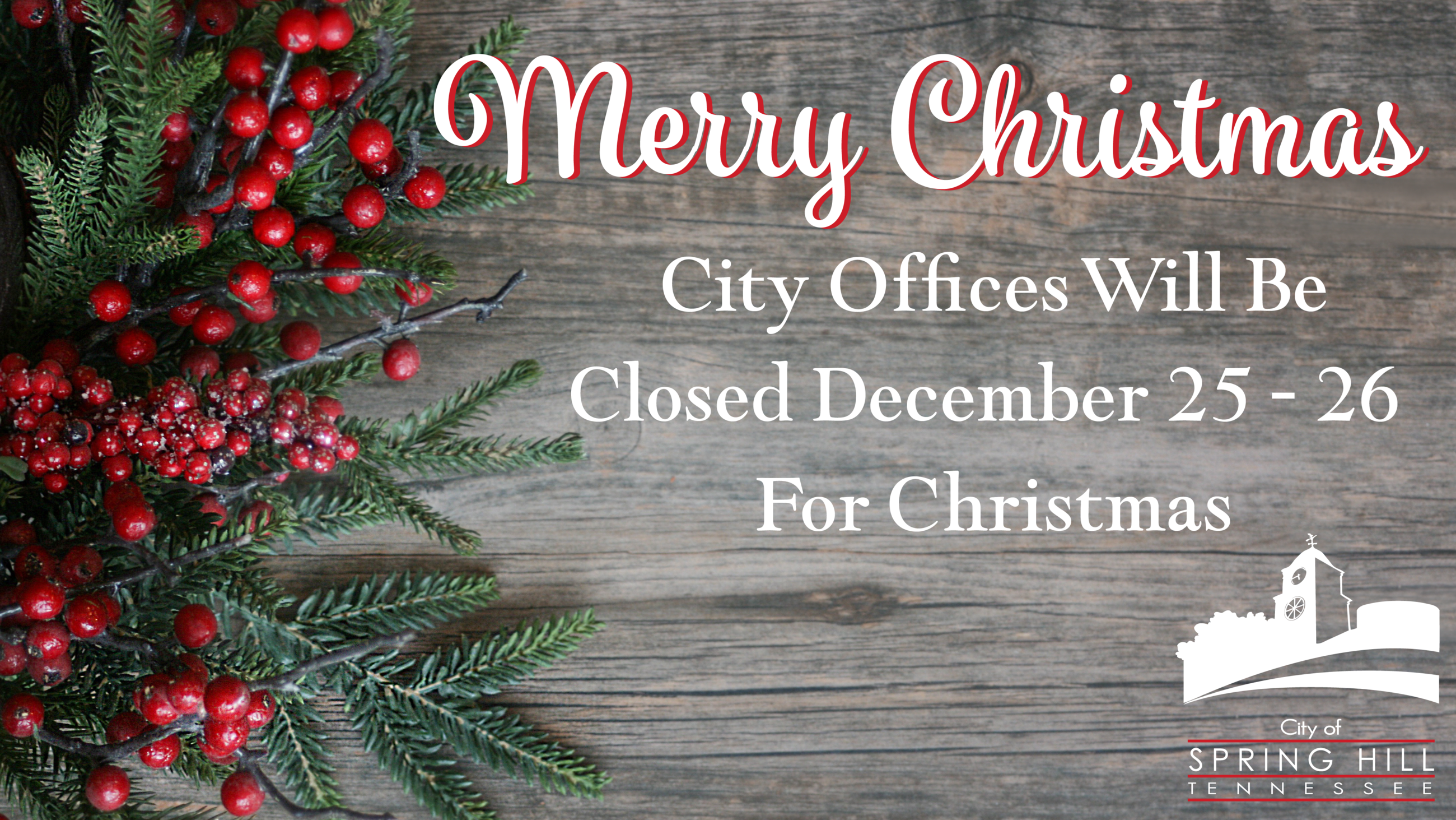 Christmas Closures 2023