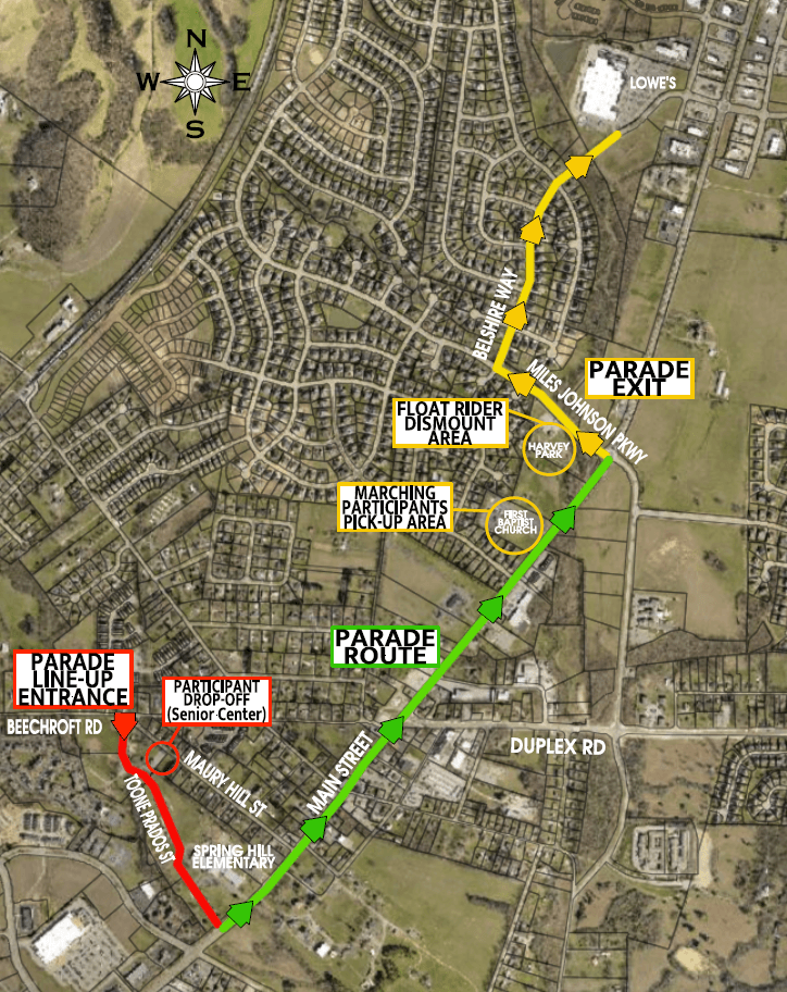 2023 CHRISTMAS PARADE ROUTE